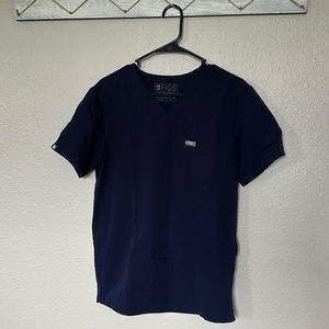 FIGS Men’s Navy XS Chisec Three-Pocket Scrub Top